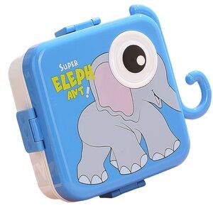 Blue Elephant Lunch Box